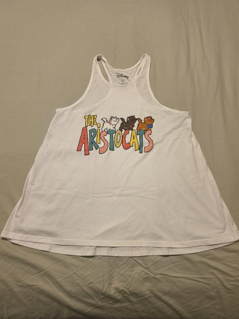 Disney The Aristocats Graphic Tank Top, Women’s XL